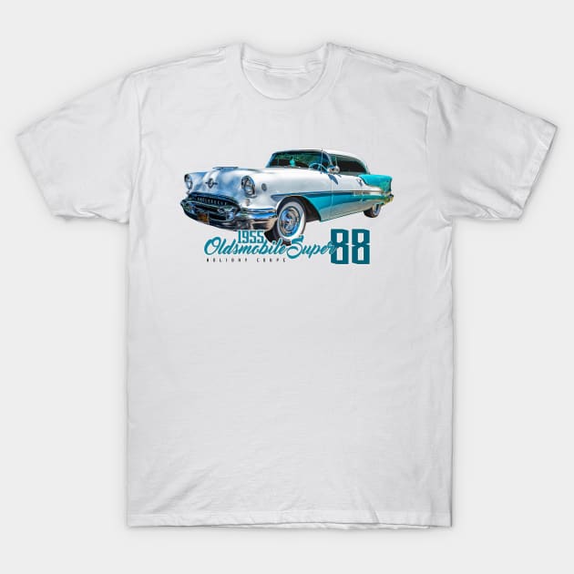 1955 Oldsmobile Super 88 Holiday Coupe T-Shirt by Gestalt Imagery